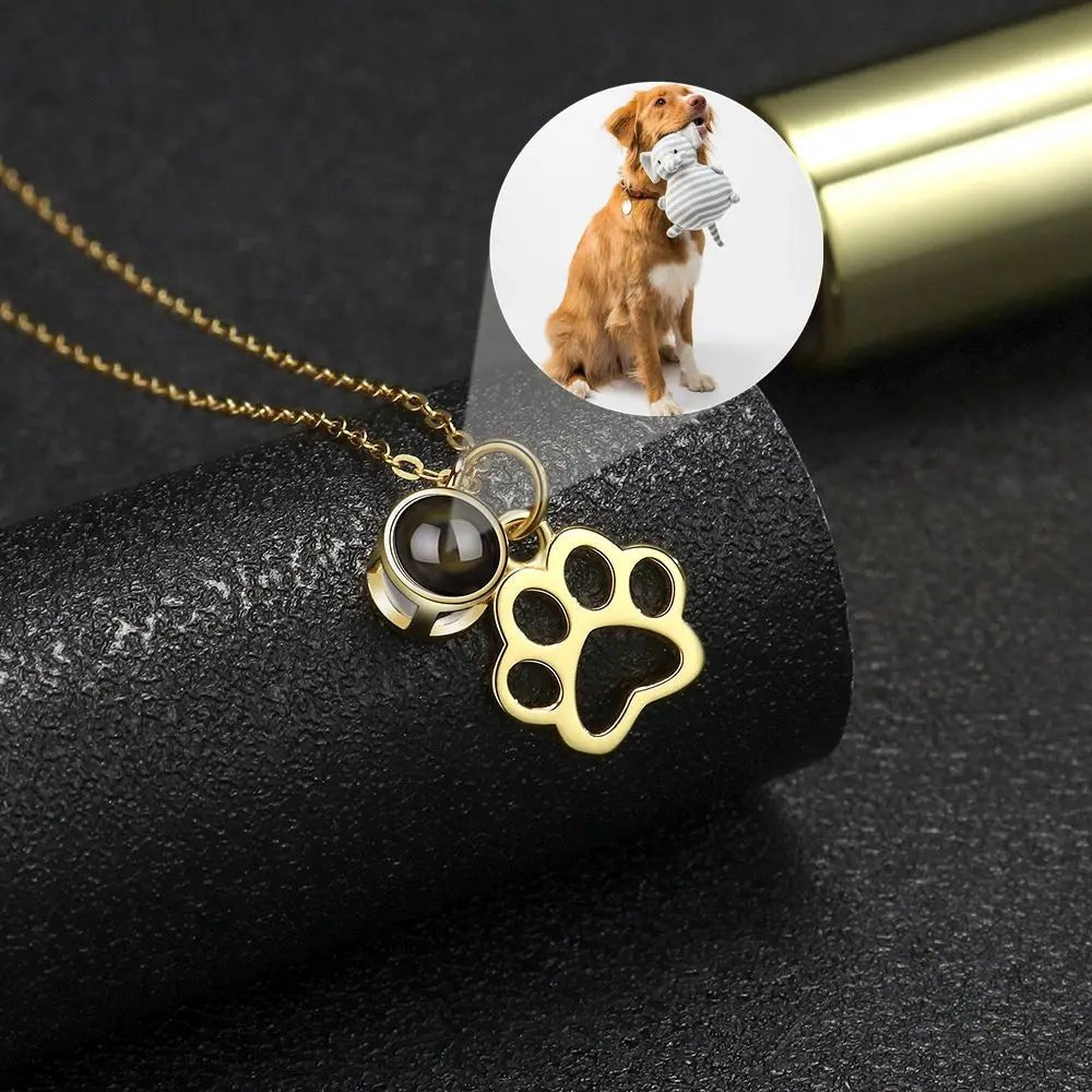 Personalised 925 Sterling Silver Photo Projection Necklaces - Photo Necklaces Personalisr Au