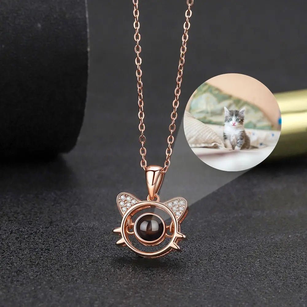 Personalised 925 Sterling Silver Photo Projection Necklaces - Photo Necklaces Personalisr Au