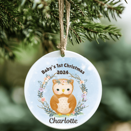 Personalised Babys First Christmas OrnamentsChristmas Ornaments