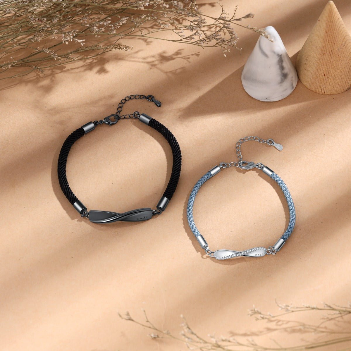 Personalised Couples Matching Bracelets - The Best Couple's Jewelry for Romantic Gift,New Arrival,Engraved Bracelets Personalisr Au