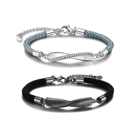 Personalised Couples Matching Bracelets - The Best Couple's Jewelry for Romantic Gift,New Arrival,Engraved Bracelets Personalisr Au