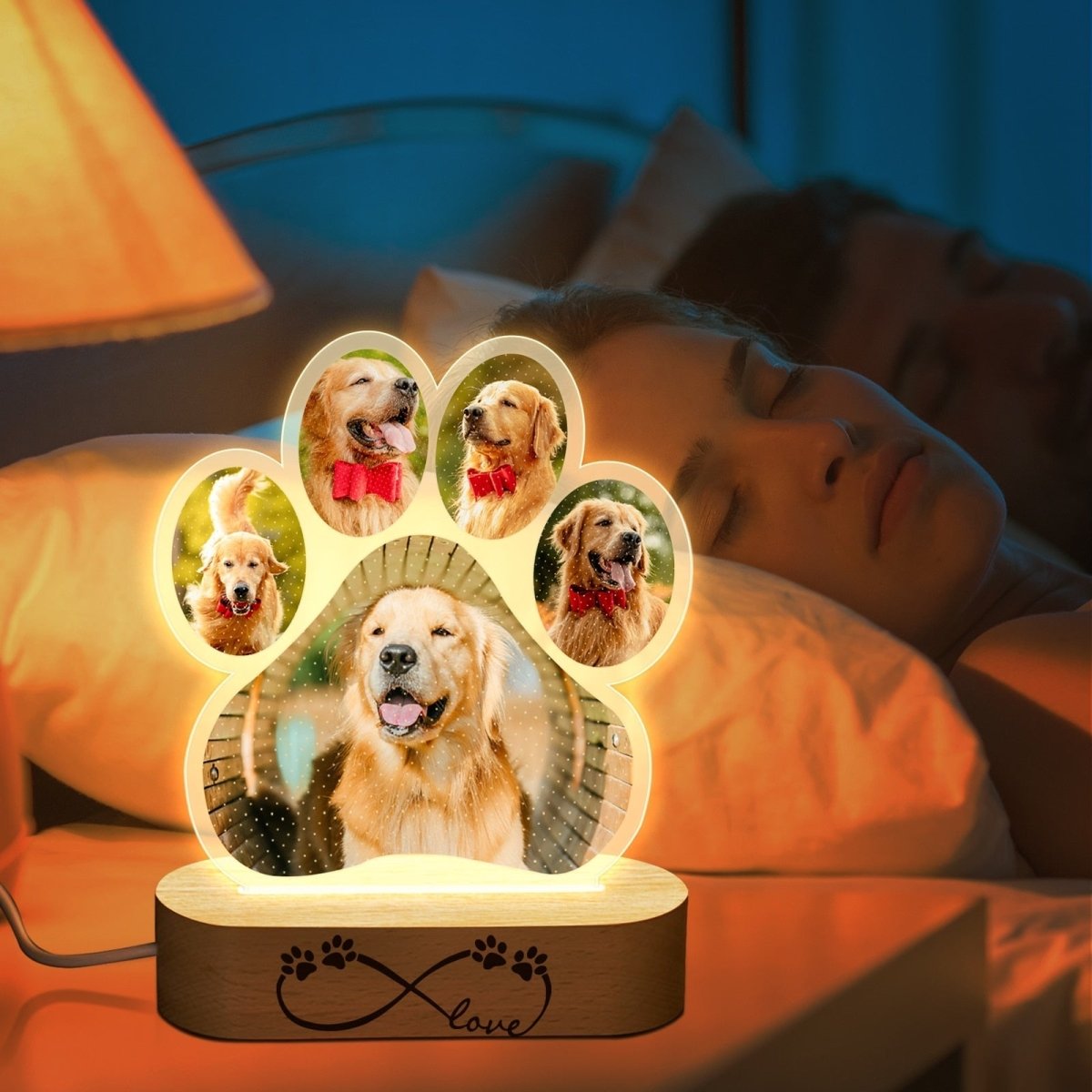 Personalised Custom Pet Photo LED Night Lightled custom light