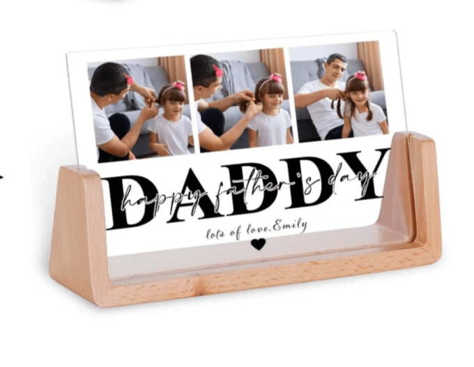 Personalised Daddy Custom Photo Frame - photo frame Personalisr Au