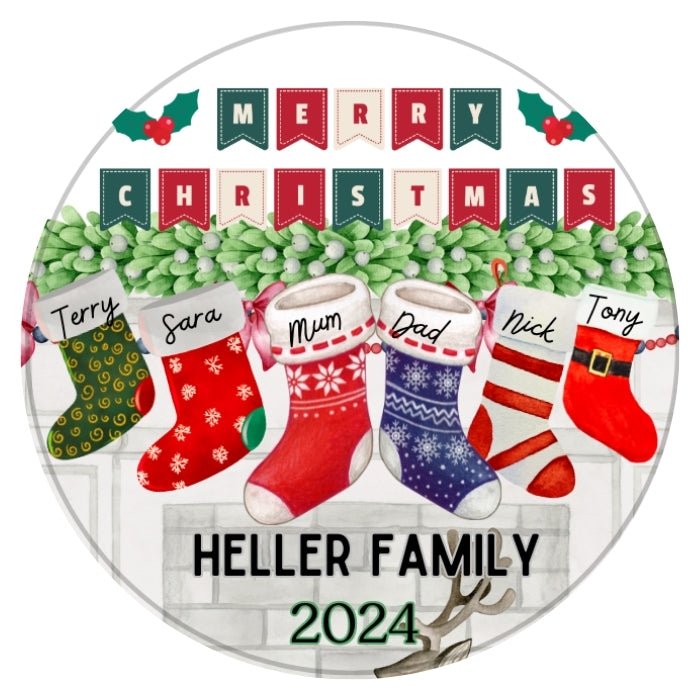 Personalised Family Christmas Tree Ornaments