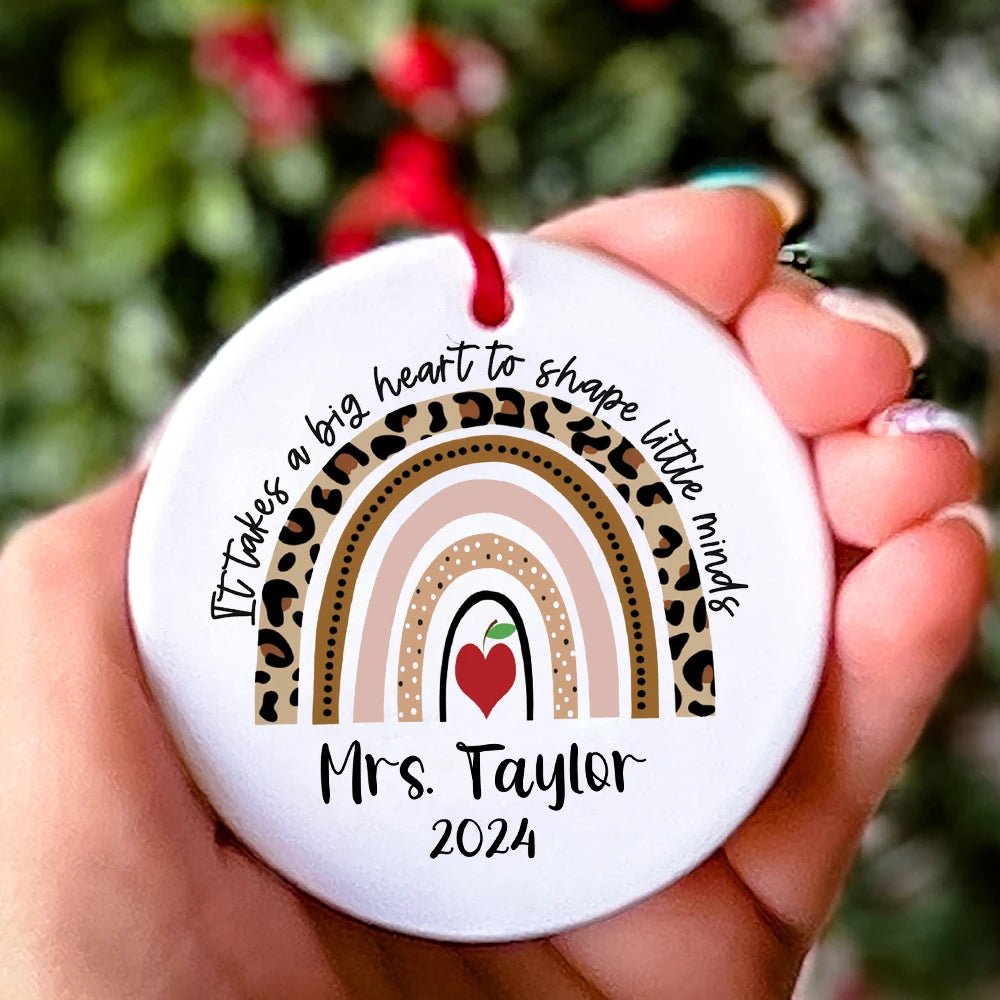 Personalised for Teacher Ceramic Ornament - Christmas & New Year,Ornaments Personalisr Au