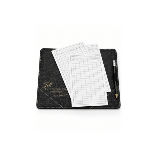 Personalised Golf Score Card Holder - Golf Accessories - Personalisr Au
