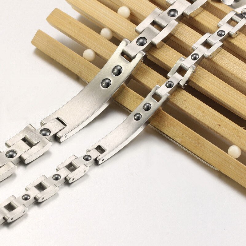 Personalised Matching Couples ID Bracelets - 0 Personalisr Au