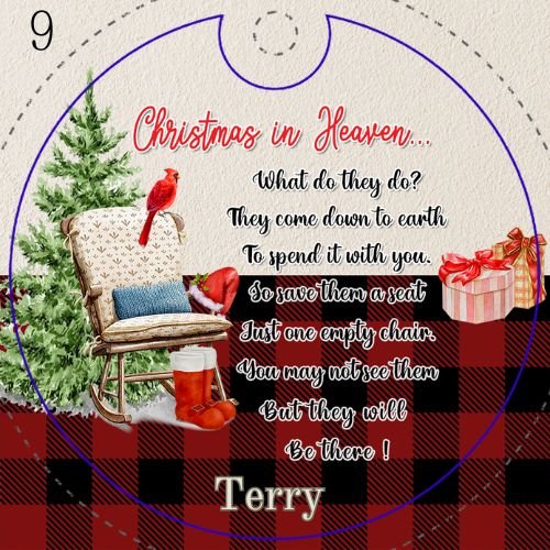 Personalised Memorial Christmas Ornaments - Christmas Ornaments Personalisr Au