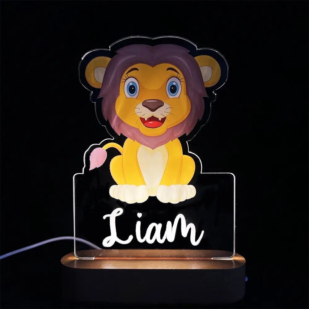 Personalised Night Light with Namecustom night light