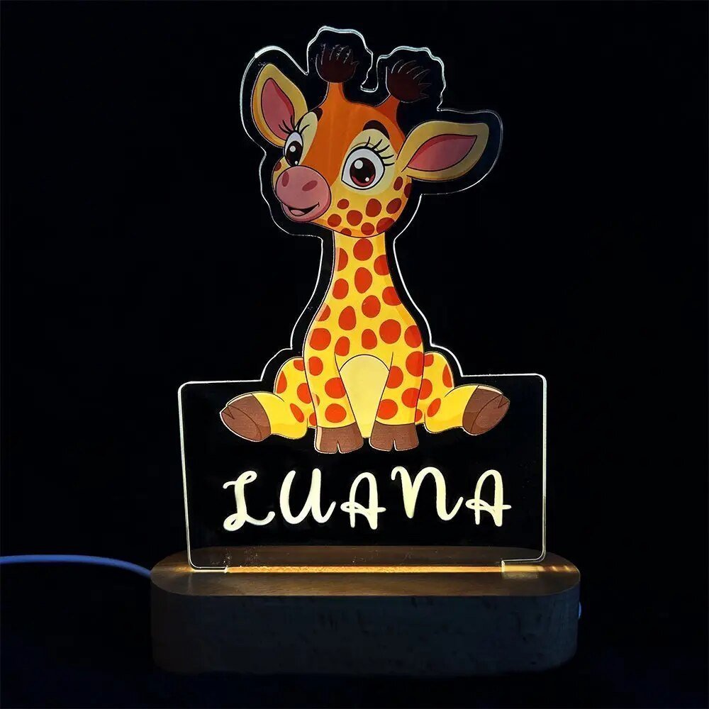 Personalised Night Light with Namecustom night light