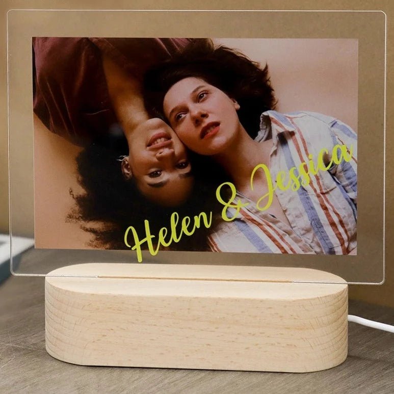 Personalised Night Light with Custom Photonightlight