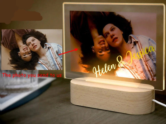 Personalised Night Light with Custom Photo - nightlight Personalisr Au
