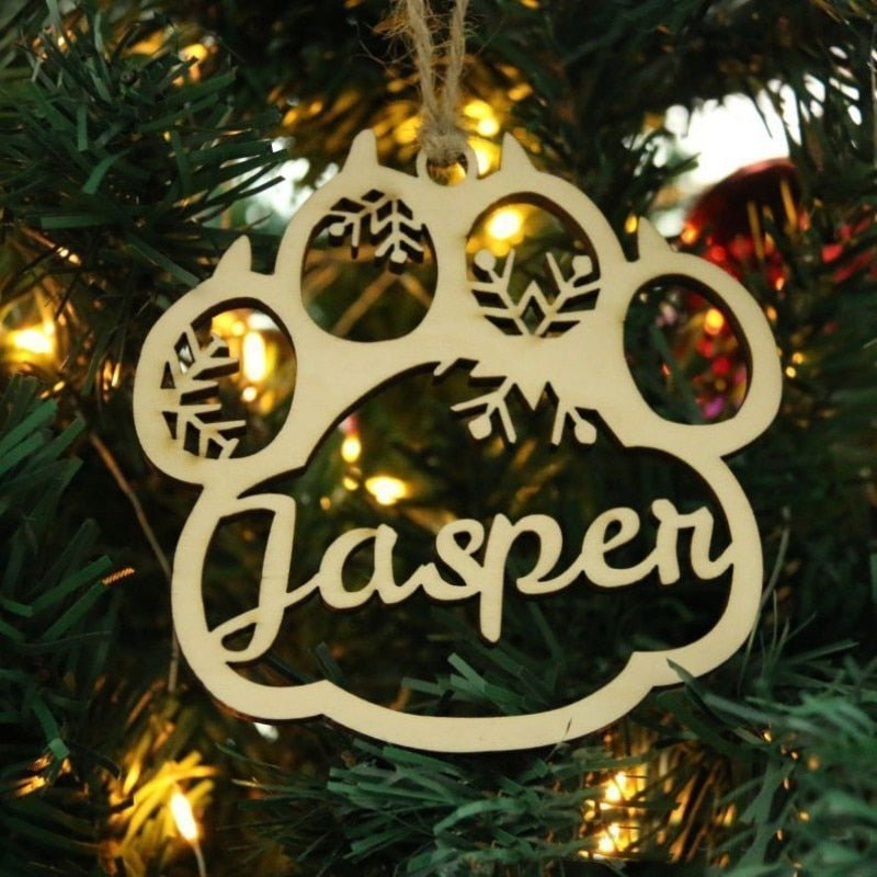 Personalised Pet Pawprint Christmas OrnamentChristmas & New Year,Ornaments