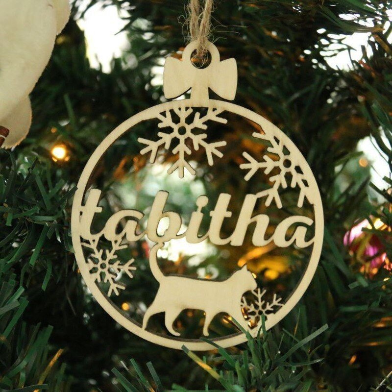 Personalised Pet Pawprint Christmas OrnamentChristmas & New Year,Ornaments