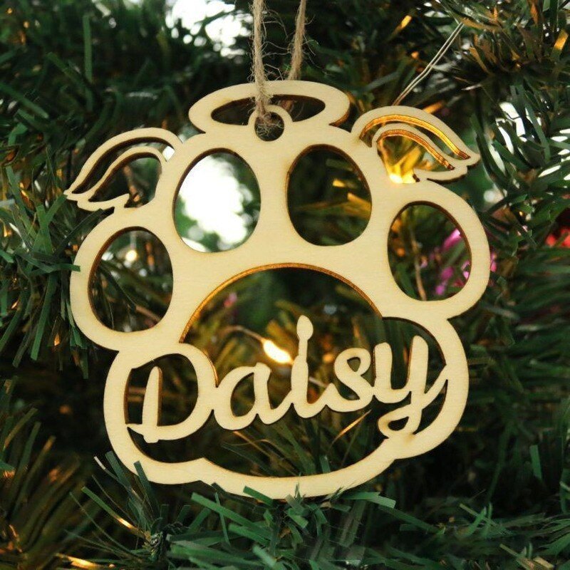 Personalised Pet Pawprint Christmas OrnamentChristmas & New Year,Ornaments