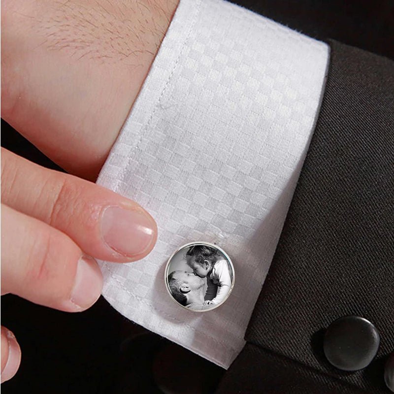 Personalised Photo Cufflinks - Cufflinks Personalisr Au