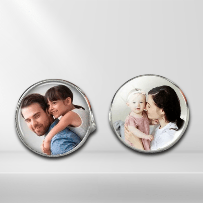 Custom photo cufflinks