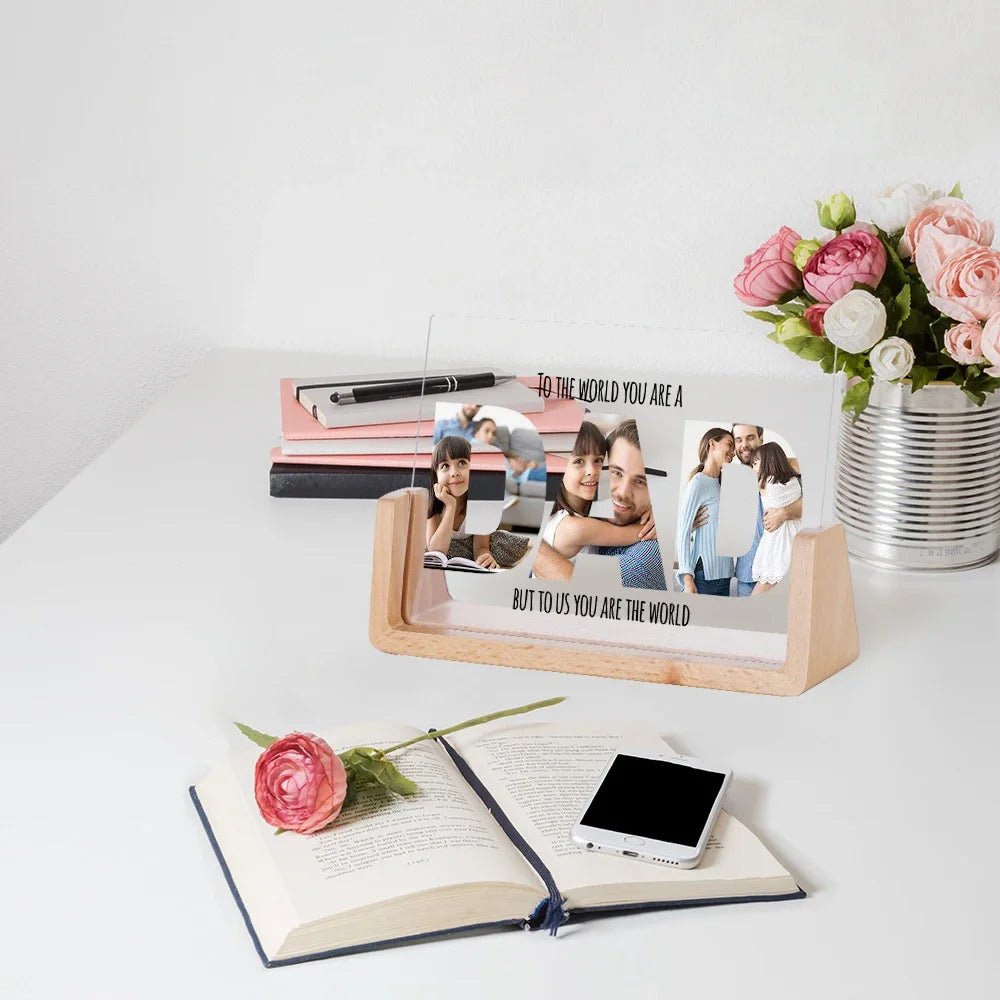 Personalised Photo DAD Photo Frame - photo frame Personalisr Au