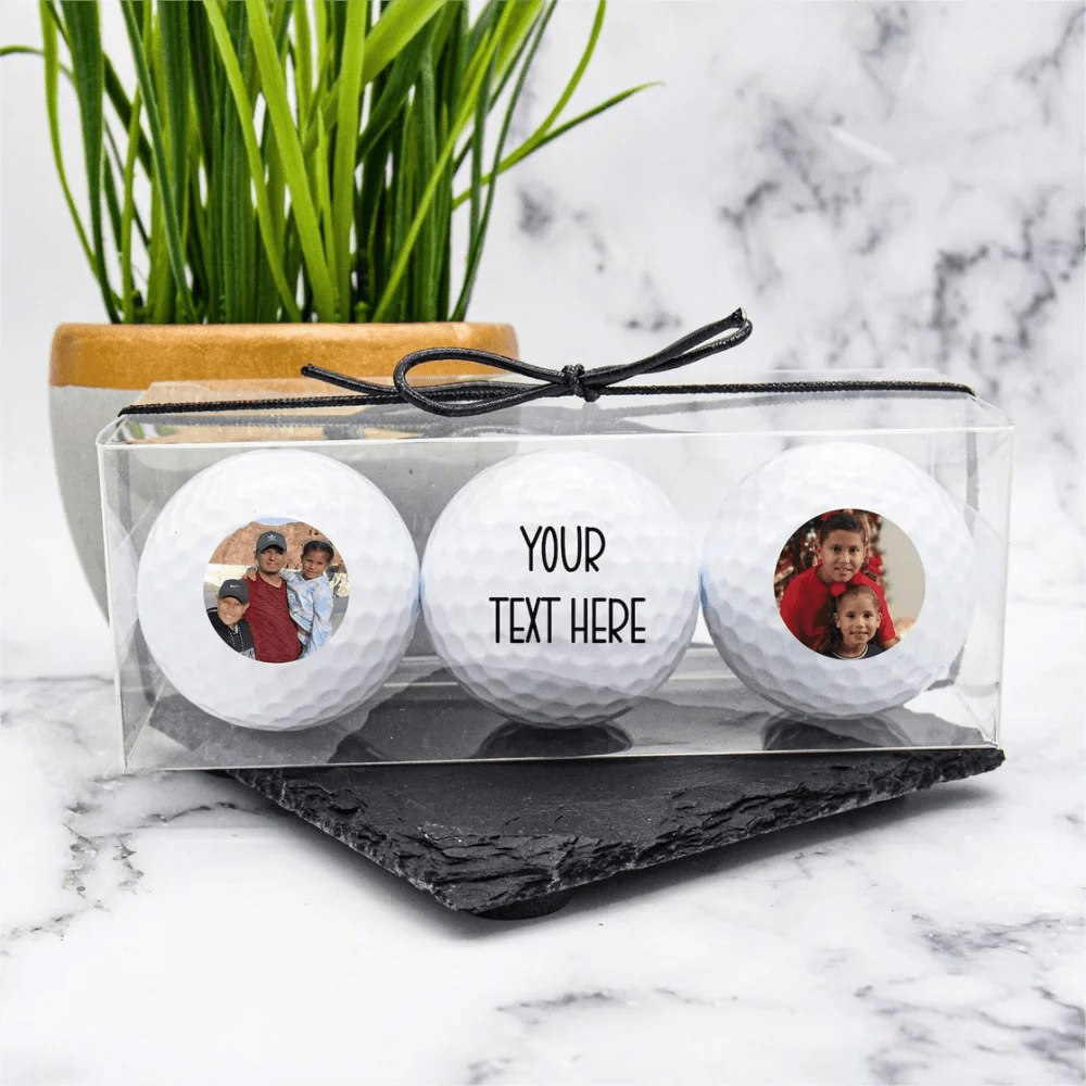Personalised Golf Balls with Custom Photo - golf gift Personalisr Au