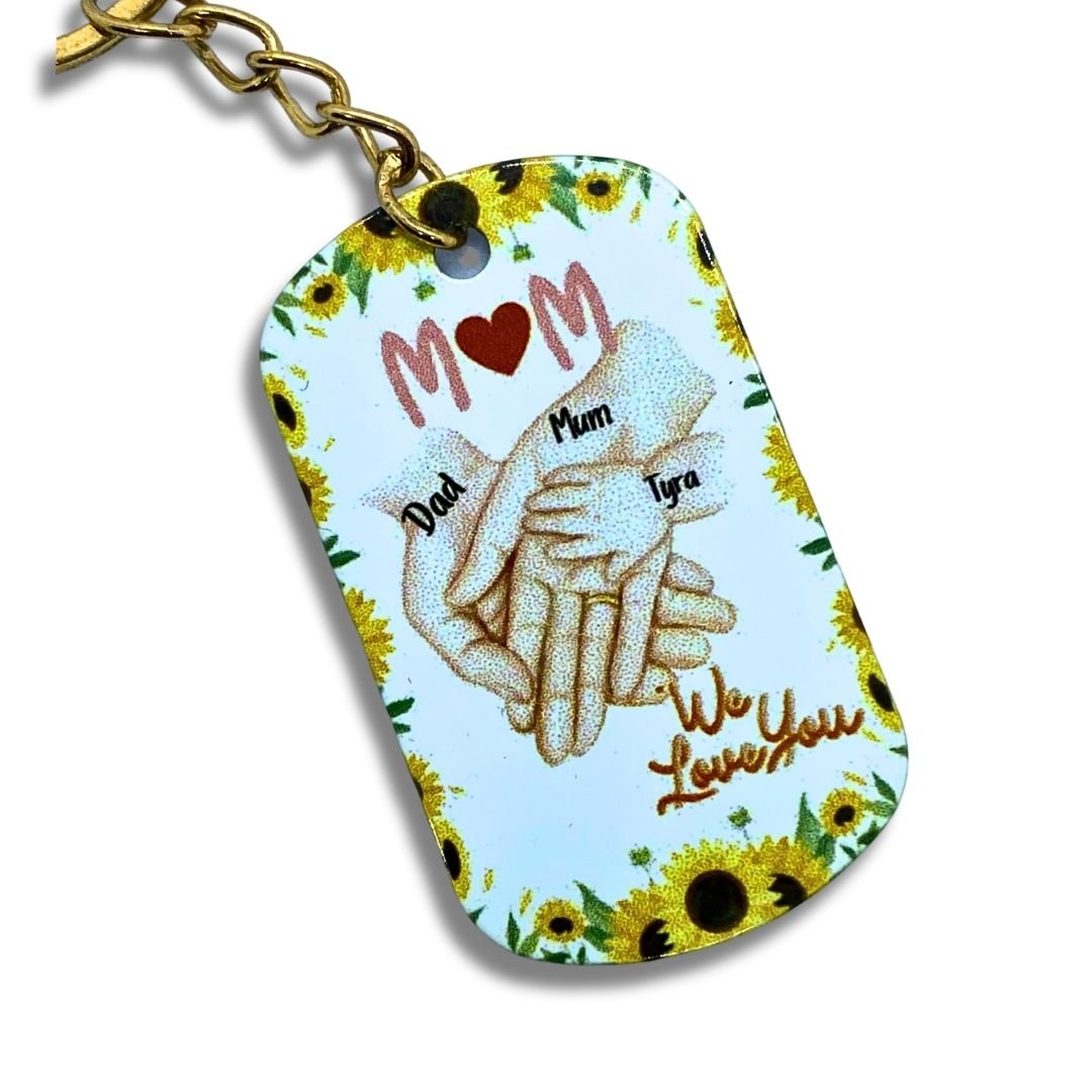 Personalised Photo Keyrings for Mum