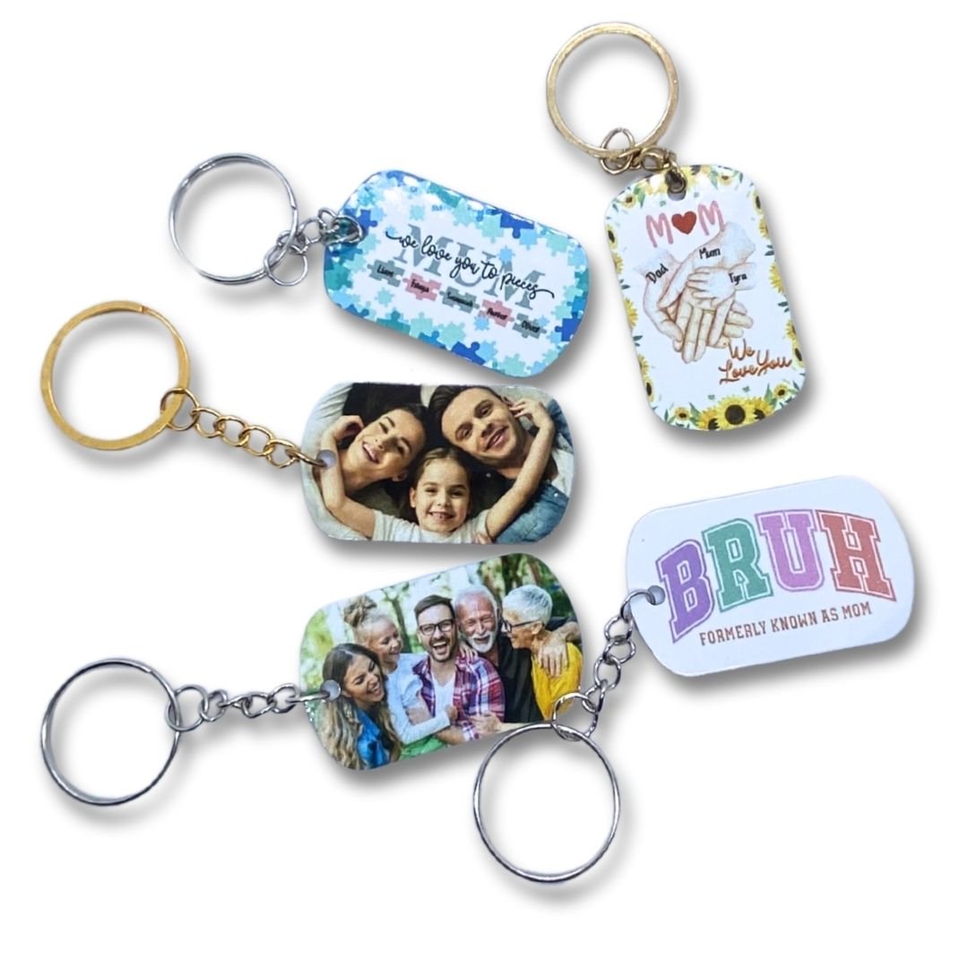 Personalised Photo Keyrings for Mum