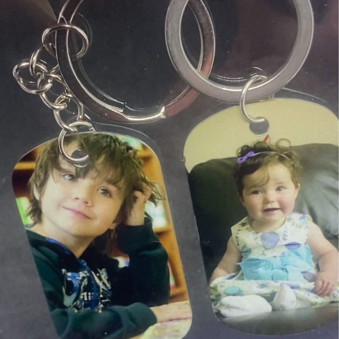 Personalised Photo Keyrings for Mum