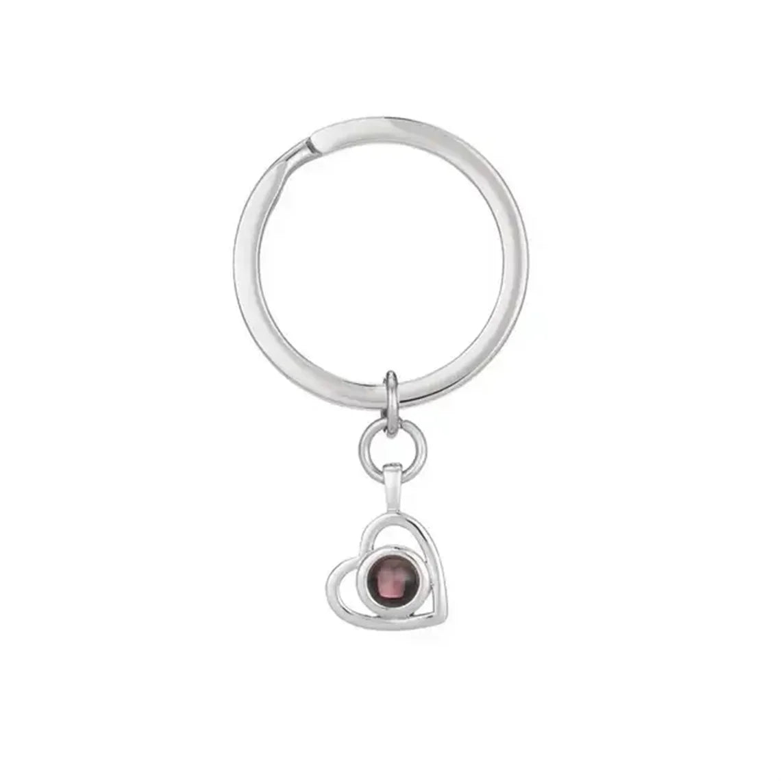 Personalised Photo Projection Keychains in Stainless Steel - Key Chains Personalisr Au