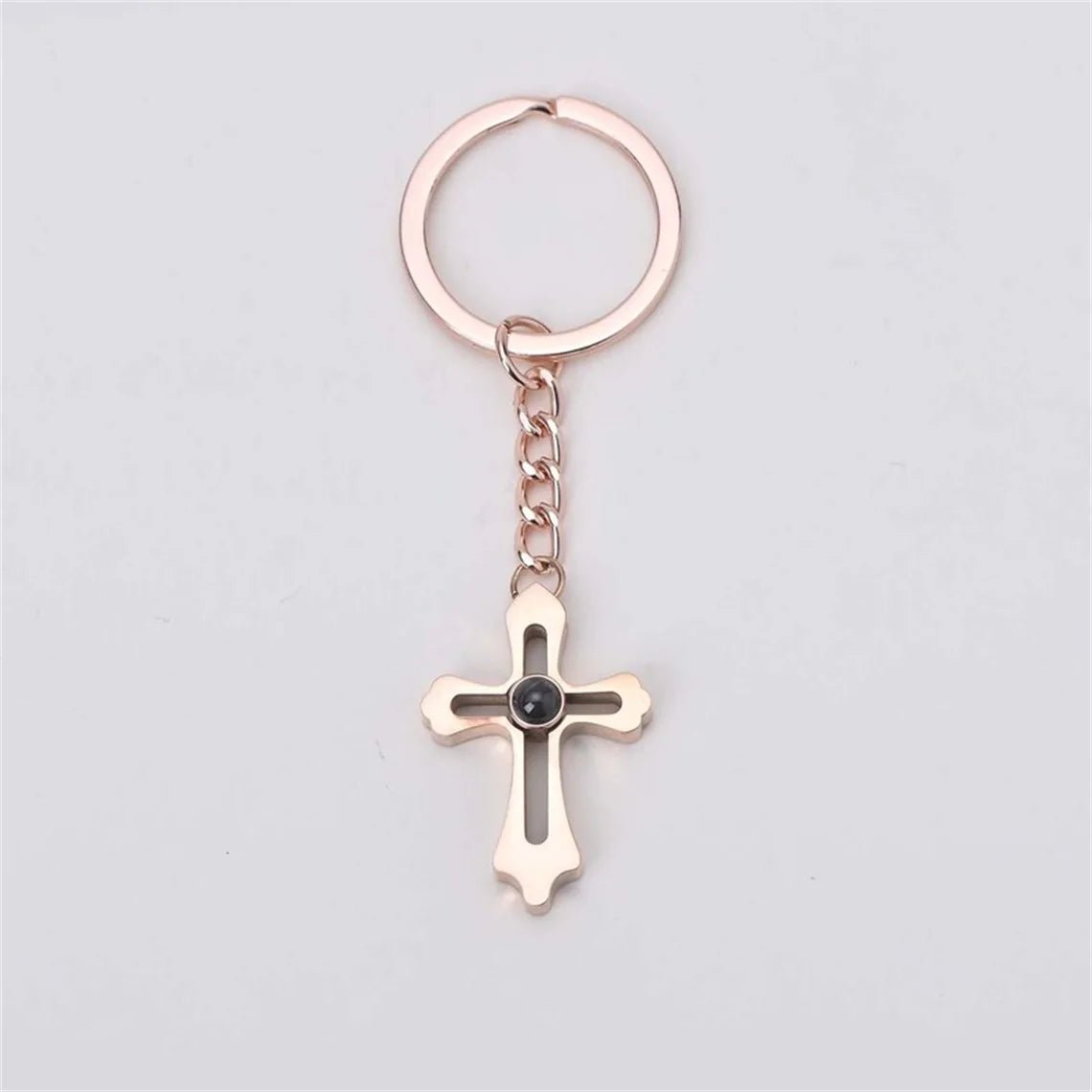 Personalised Photo Projection Keychains in Stainless Steel - Key Chains Personalisr Au