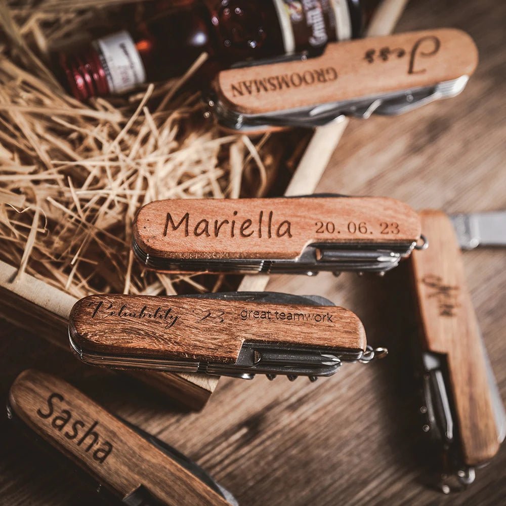 Personalised Pocketknife Multi Tool - pocket knife Personalisr Au