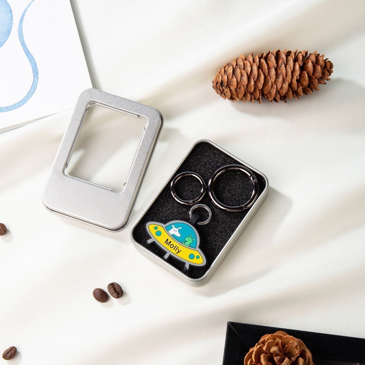 Personalised Silicone Dog ID Tag - UFOpet id tag