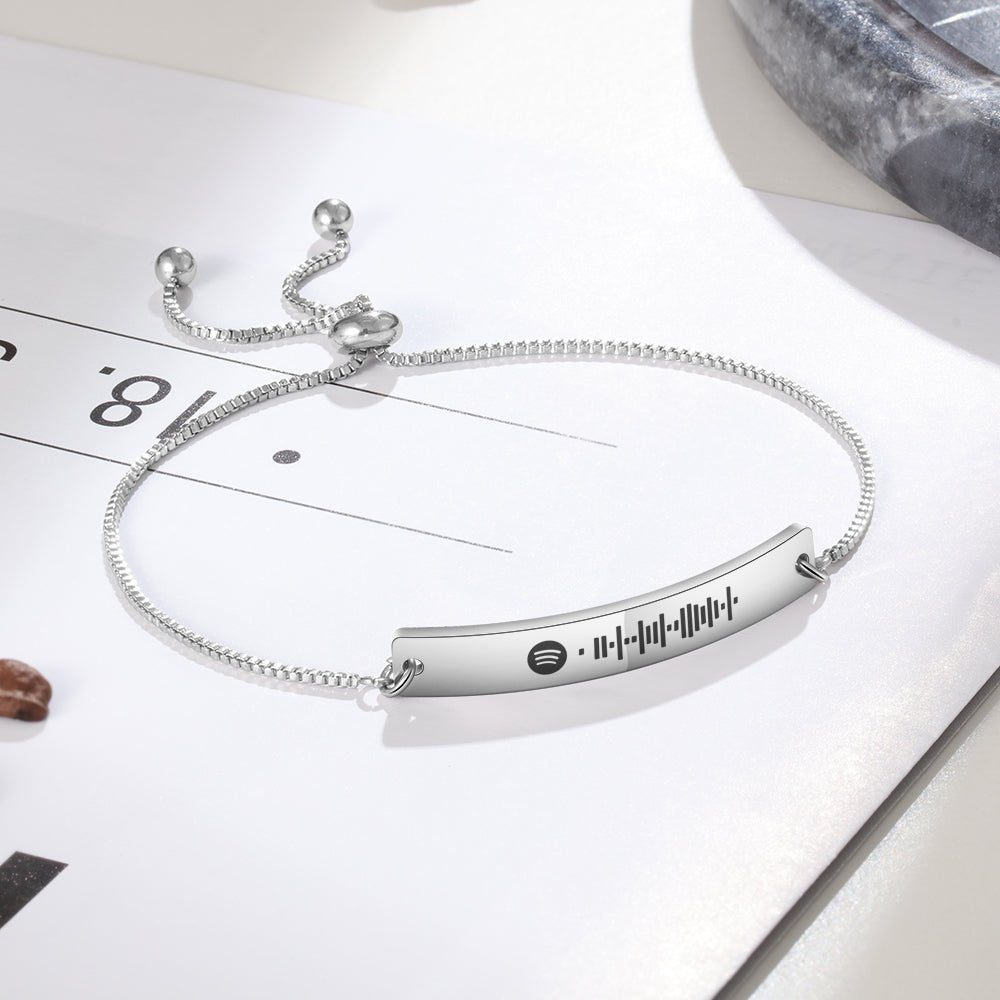 Personalised Spotify Code Bracelet - Fashion Bracelet Personalisr Au
