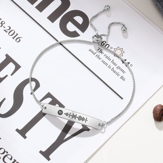 Personalised Spotify Code Bracelet - Fashion Bracelet Personalisr Au
