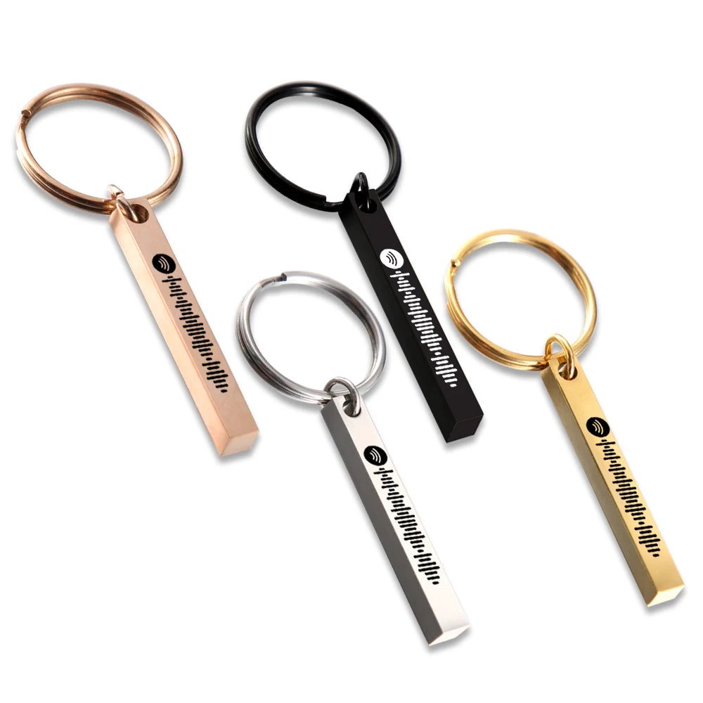 Personalised Spotify Code Key Chain - keychain Personalisr Au