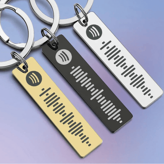 Personalised Spotify Code Keychains - Key Chains Personalisr Au