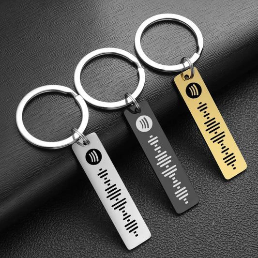Personalised Spotify Code Keychains - Key Chains Personalisr Au