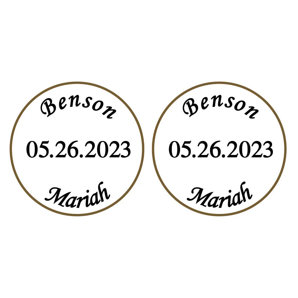 Personalised Wooden CufflinksCufflinks