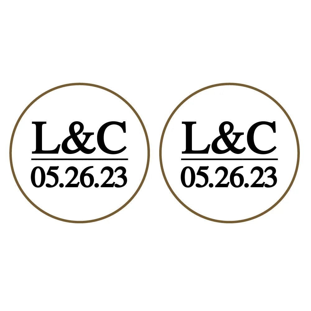 Personalised Wooden Cufflinks - Cufflinks Personalisr Au