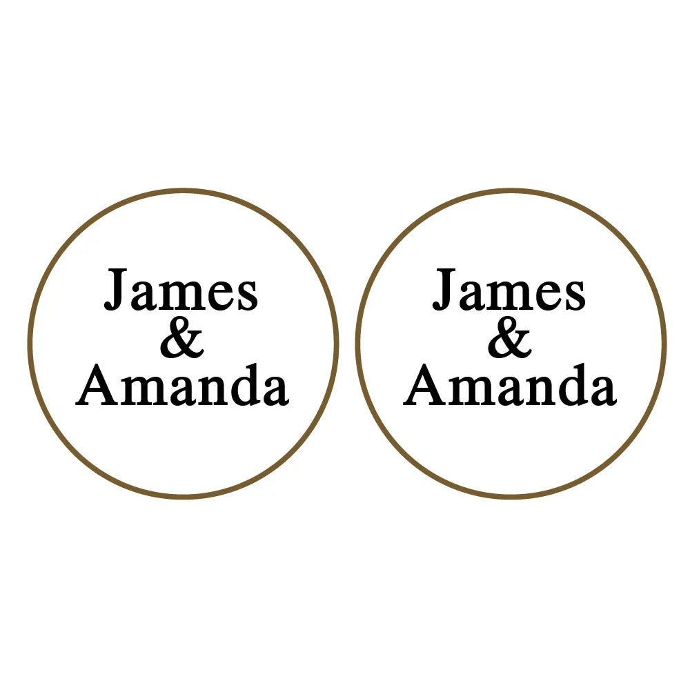 Personalised Wooden CufflinksCufflinks