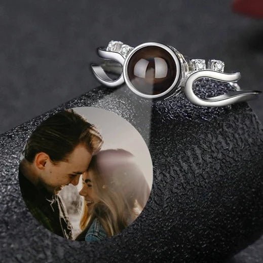Photo Projection 925 Sterling Silver Ring - Personalisr Au