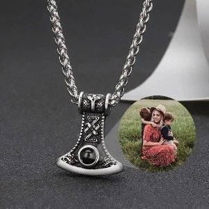 Photo Projection Celtic Amulet Necklaces,Photo Necklaces