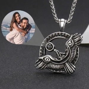 Photo Projection Celtic Amulet Necklaces,Photo Necklaces