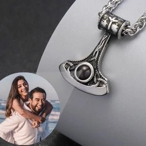 Photo Projection Celtic Amulet Necklaces,Photo Necklaces
