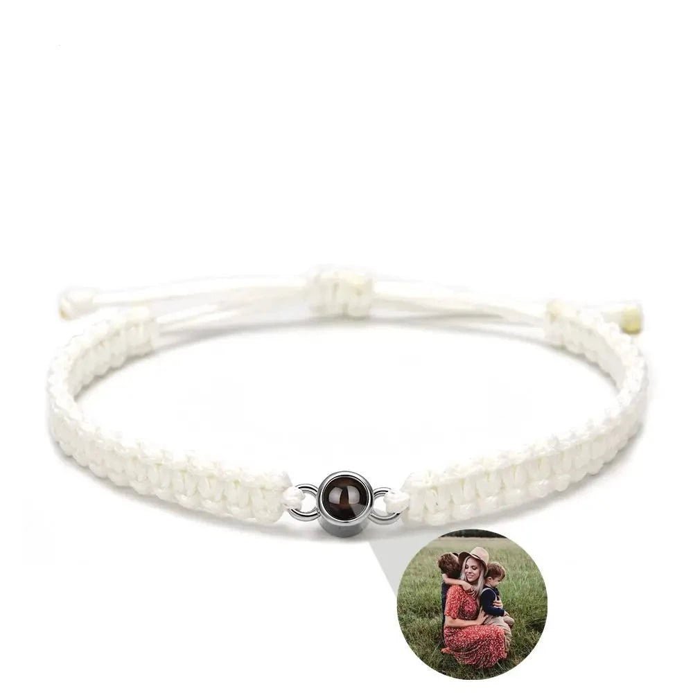Photo Projection Parachord Weave Bracelet