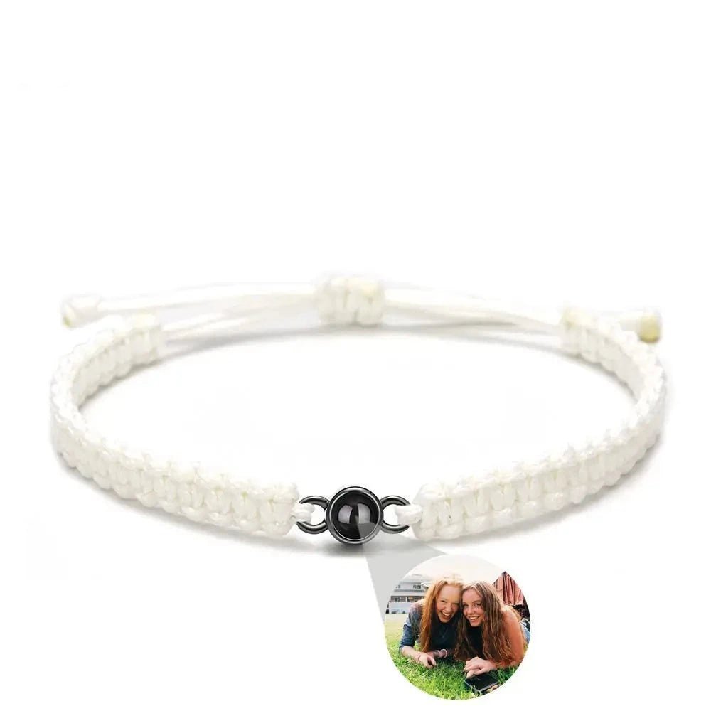 Photo Projection Parachord Weave Bracelet