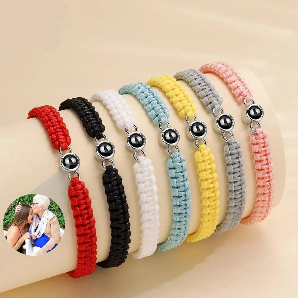 Photo Projection Parachord Weave Bracelet