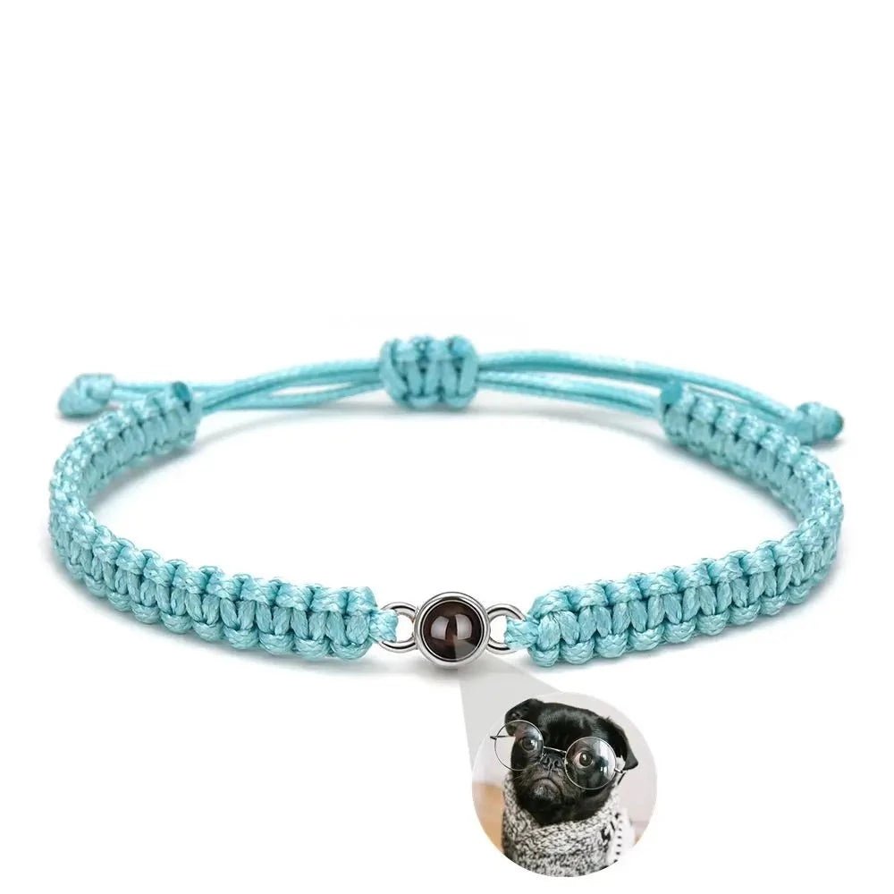 Photo Projection Parachord Weave Bracelet