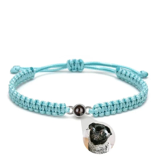 Photo Projection Parachord Weave Bracelet - Personalisr Au