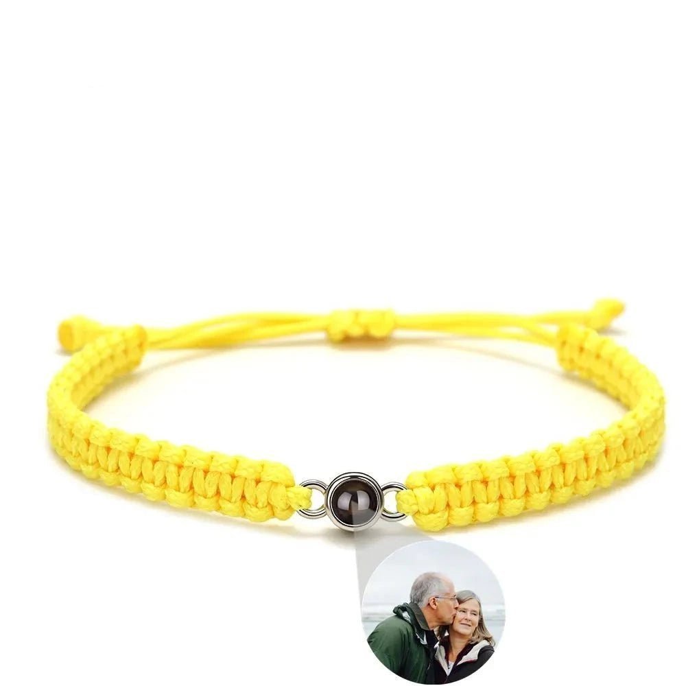 Photo Projection Parachord Weave Bracelet