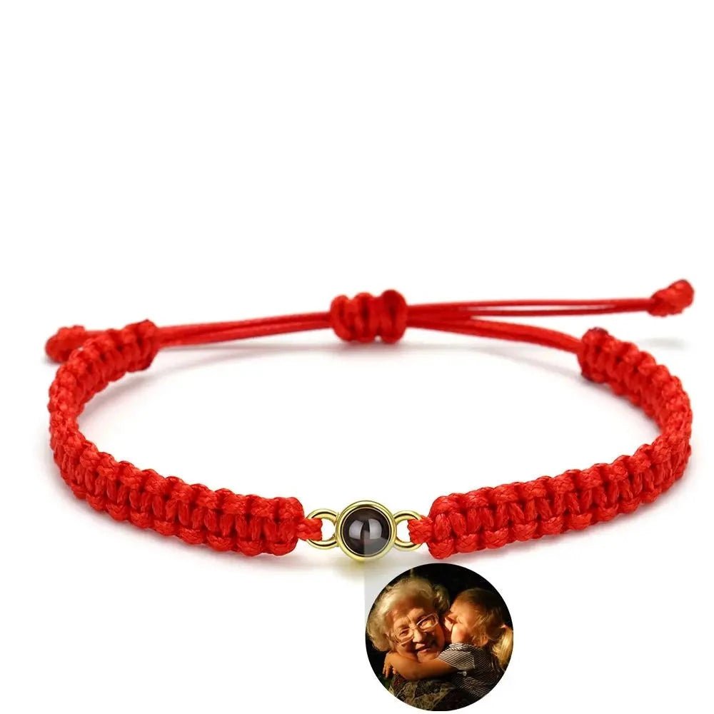 Photo Projection Parachord Weave Bracelet