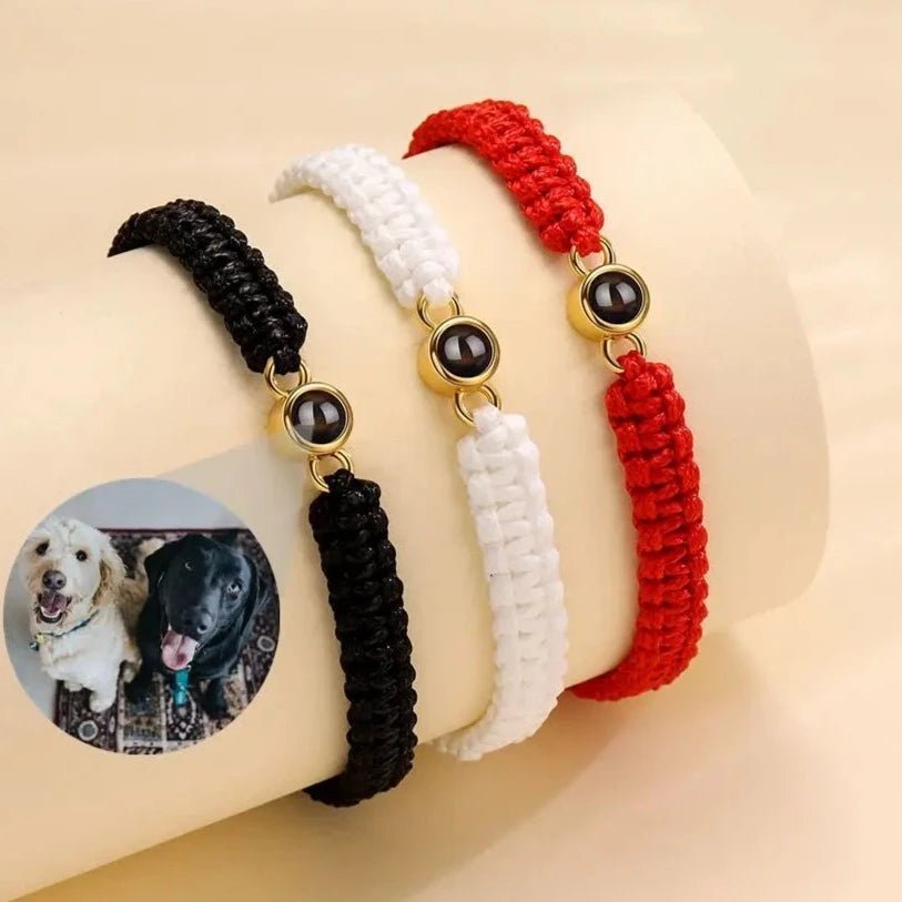 Photo Projection Parachord Weave Bracelet